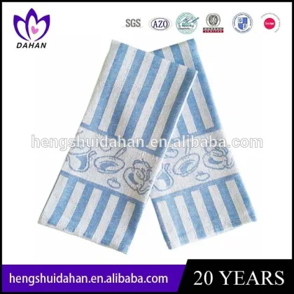 wholesale cotton jacquard kitchen towels cleaning cloth