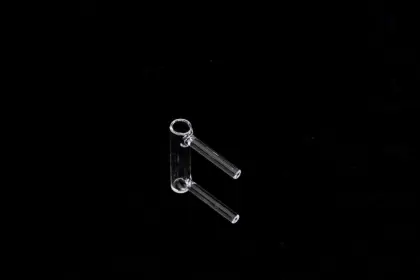 Frit-fused quartz vapor cells with two tubes