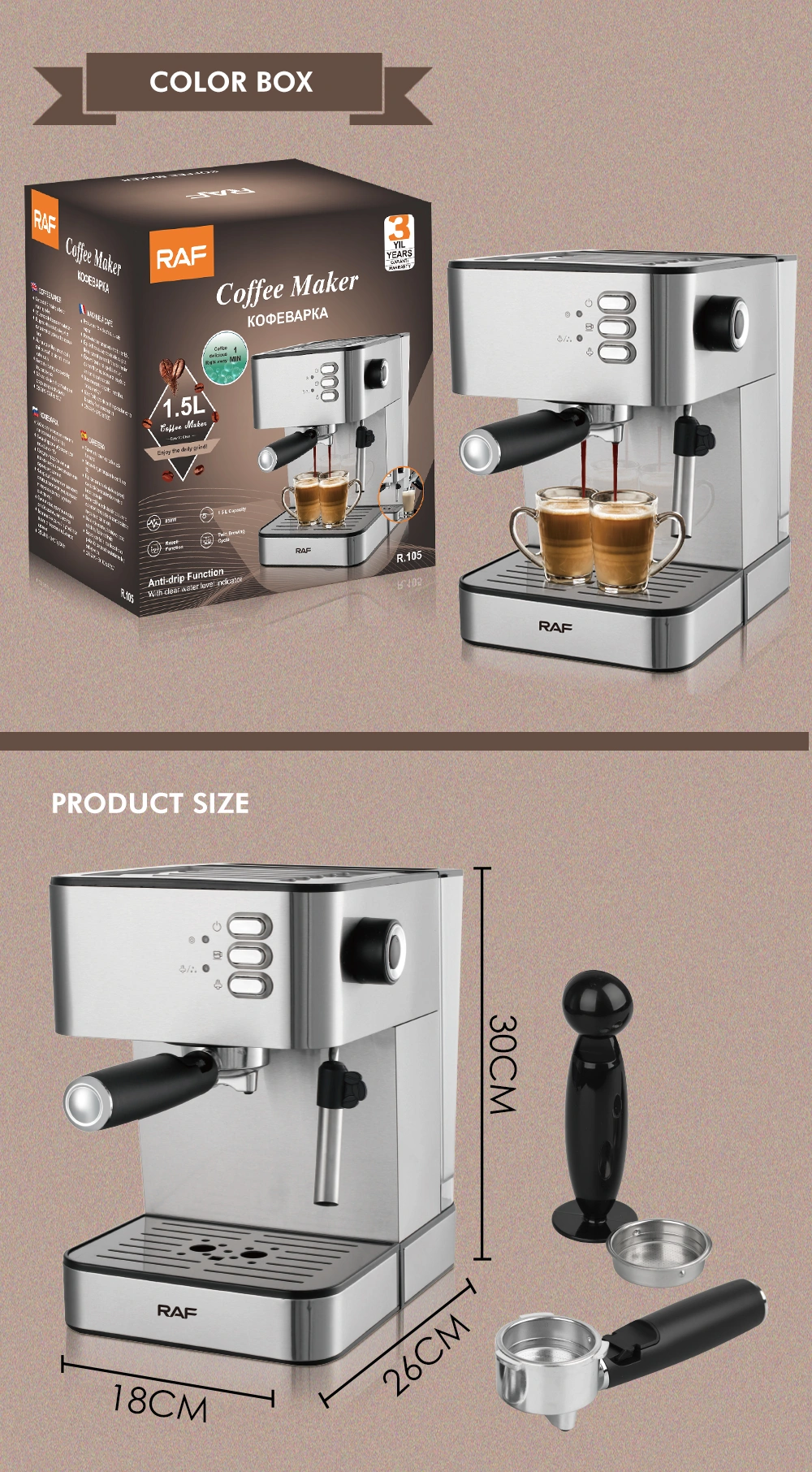 Coffee, Espresso & Tea – RAF Appliances