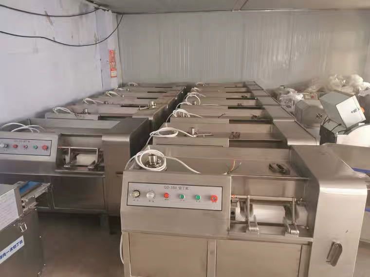 Meat Processing Plant Cube Dicer Cutting Machine