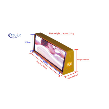 Waterproof Mobile Outdoor Advertising Taxi LED