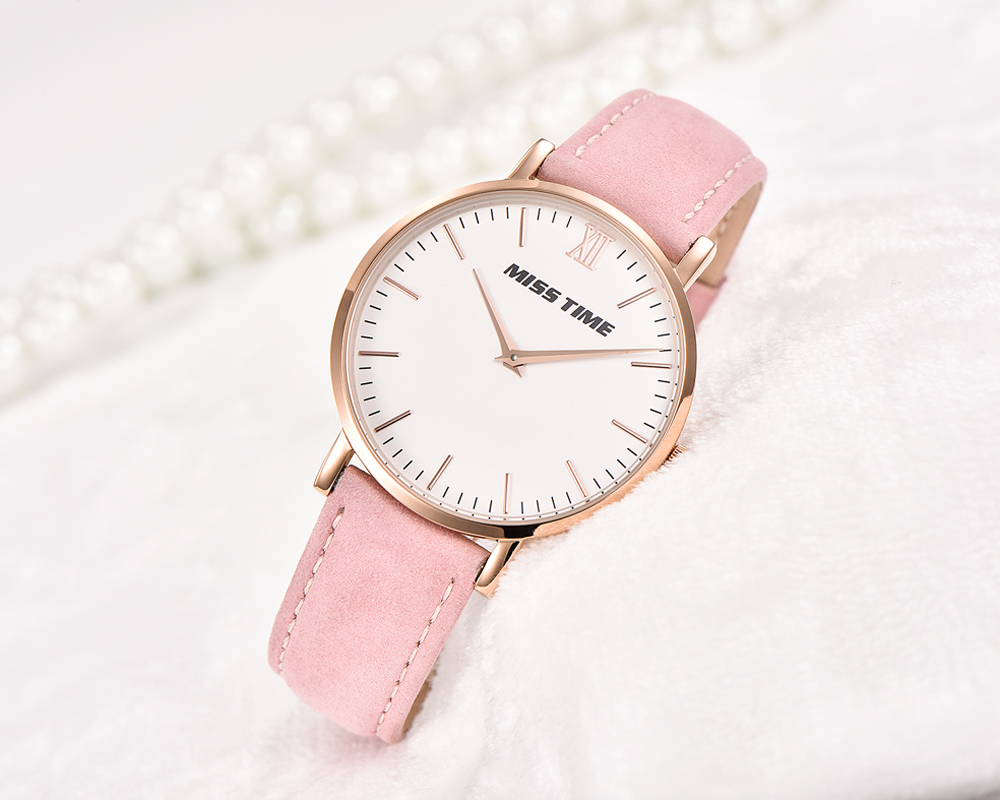 Lady Japan Movt Quartz Genuine Leather Watch