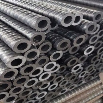 Threaded hollow anchor for micro piles