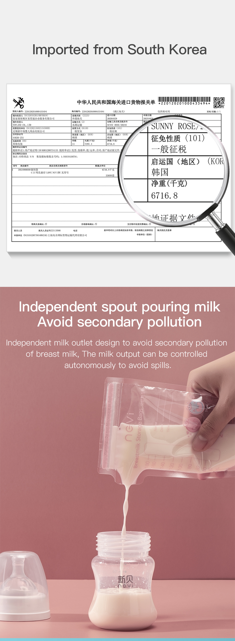 Disposable Breastmilk Storage Bags