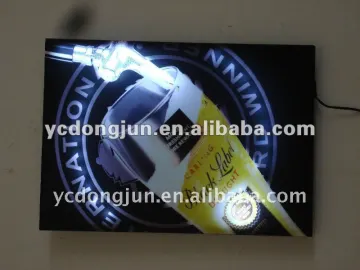 Outdoor light box signs