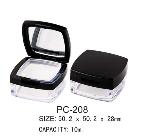 Square Empty Loose Powder Container