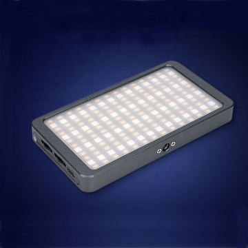 Rechargeable RGB 168 LED On-Camera Video Light - Full Color 0-360