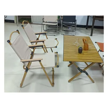Luxury Oxford Cloth Outdoor Camping Folding Chair Table Set