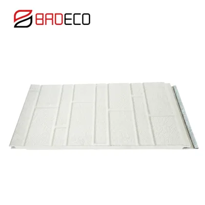 Wood grain exterior decorative PU sandwich Wall panels
