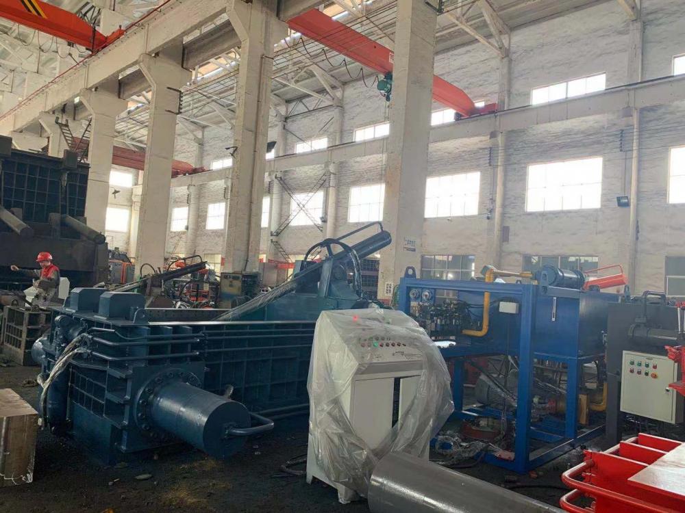 Waste Metal Aluminum Steel Scrap Sheets Baling Machine