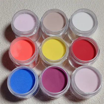 MH Ema Monomer Bulk Nail Supplies Dip Private Label 2In1 Pink & Clear Dipping Acrylic Powder Set 4oz