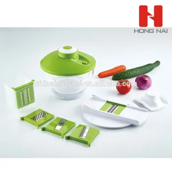 salad spinner and stainless steel slicer