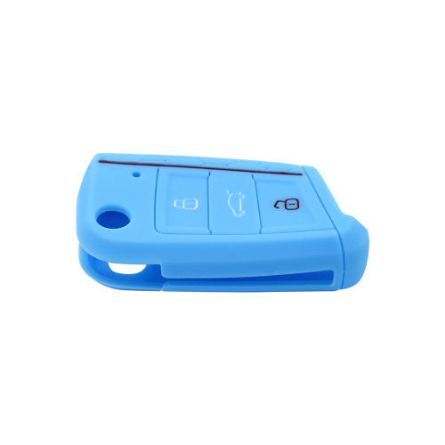 colorful durable rubber car key cover for vw
