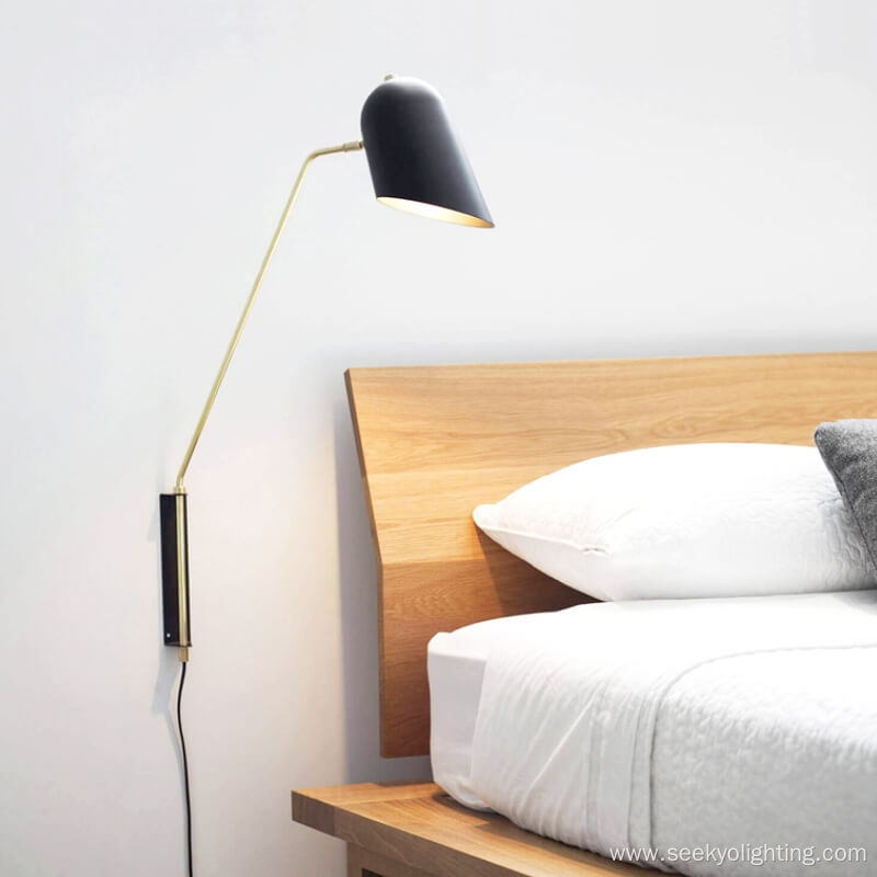 Indoor Creative Minimalist Bedroom Bedside Wall Lamp