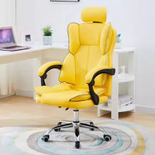 Fabric Work Chair Rotating PU Leather Gaming Office Chair Factory