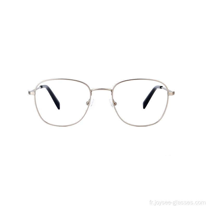 NOUVEAUX RETRO RETRO OVAL FULL RIM METAL PRESCRIPTION LES LOYES ESEURES COMMES POUR LES MÉDICES ET HOMMES