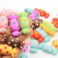 Neuankömmling Mini Candy Shaped Resin Flatback Cabochon für DIY Spielzeug Dekoration Charms Room Desk Phone Decor Perlen