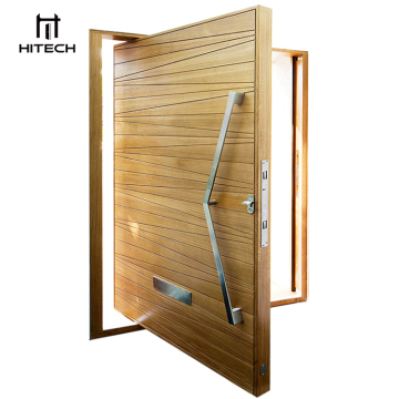 Modern Prehung Waterproof All Weather Stainless Steel Exterior Front Pivot Doors