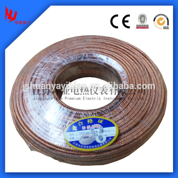 2*1.5mm K type compensation cable with pvc/teflon/PFA/Fibergass insulation