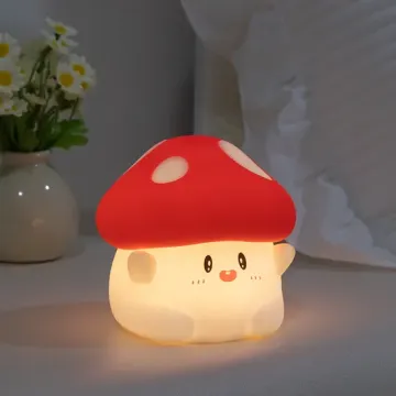 Luz de la noche de hongos para el ambiente de dormitorio
