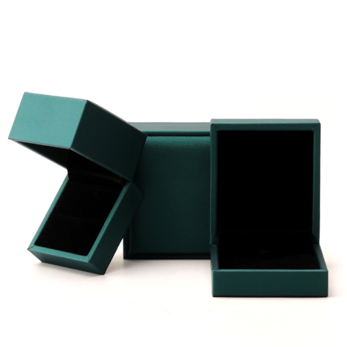 Custom Luxury Green PU Leather Jewelry Box