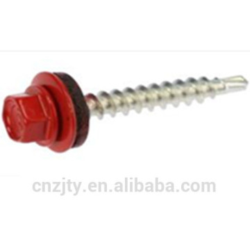 Hex head Self Drilling Screws, Rust-Proof roofing Screws with Rubber Washer