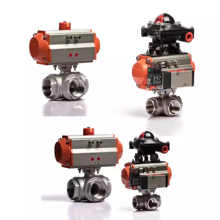 Stainless Steel Three Way Ball Valve Jpg