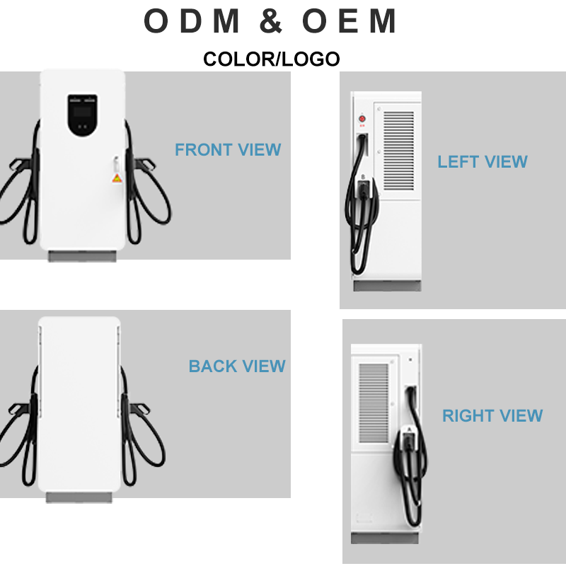 120kW EVSE Charging Pile DC Floor Stand Type1