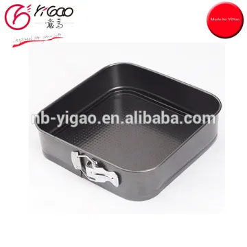 101040 carbon steel square baking springform pan