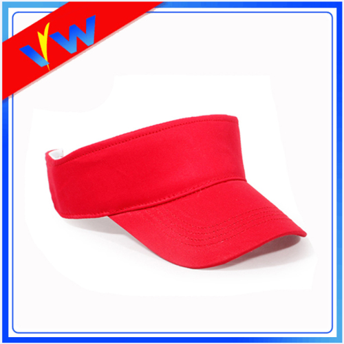 Promosi kustom kapas Visor Hat