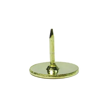 Wholesale High Quality Gold Office Table Push Pins, 70 Pieces Metal Round Flat Head Thumb Tacks