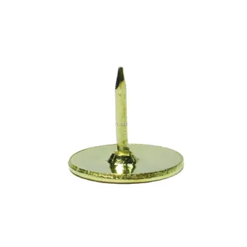 Wholesale High Quality Gold Office Table Push Pins, 70 Pieces Metal Round Flat Head Thumb Tacks