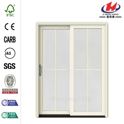 French Vanilla Prehung Sliding Patio Door