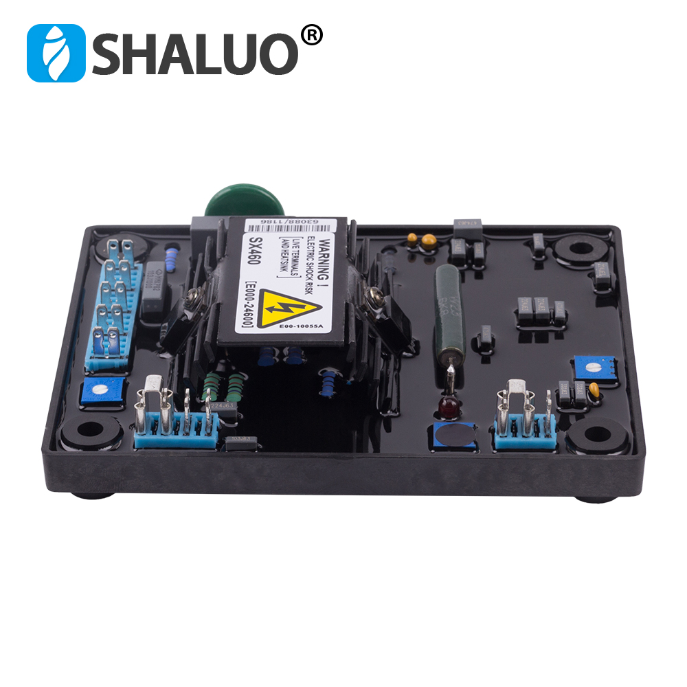 high quality SX460 AVR Brushless Alternator Voltage Stabilizer 110V 220V AVR Development Board Adjuster for Generator Regulator