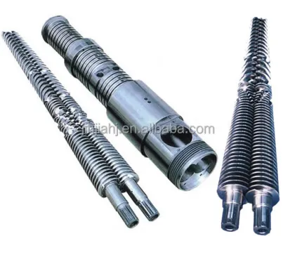 Conical Twin Barrel Screw for Plastic Machines