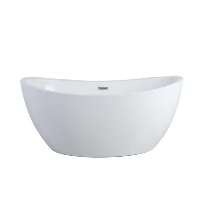 White Acrylic Vessel Big Bath