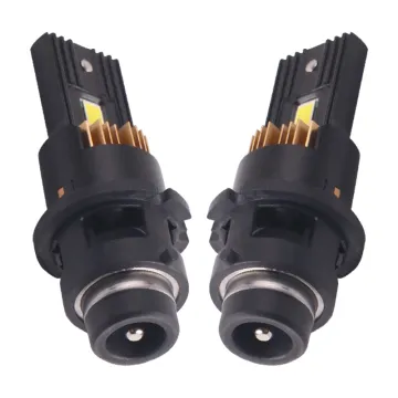 Super Bright 6000K D2 D4 LED Headlight Bulbs - CANBUS Compatible D2S D4S Xenon Replacement
