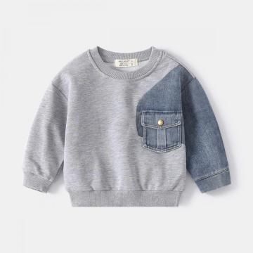 Spring Boys &#39;Cotton Sports Top Sweater