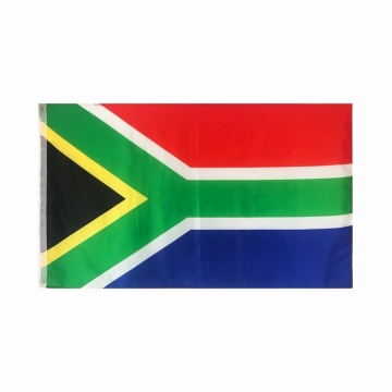 Custom logo polyester South Africa flags