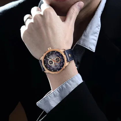 odm quartz wristwatch back battery waterproof watch