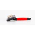 Percell Small T-Shape Stainless Steel Slicker Brush