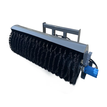 Skid Steer Loader Snow Broom มุมกวาดสำหรับการทำความสะอาดถนน