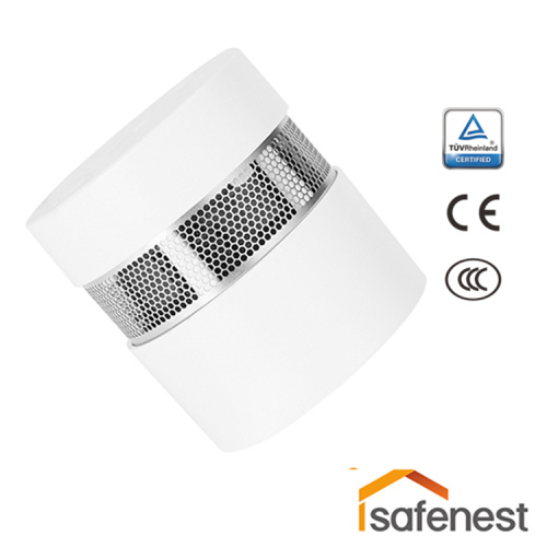 Wireless smoke detector with high sensitivity