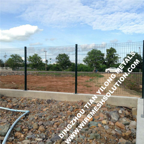 Green Weld Mesh Decorative Fencing Designs