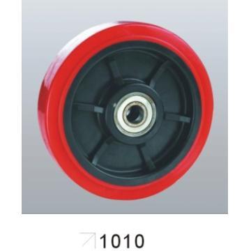 PU Loose Wheel with PP Core, Double Ball Bearing