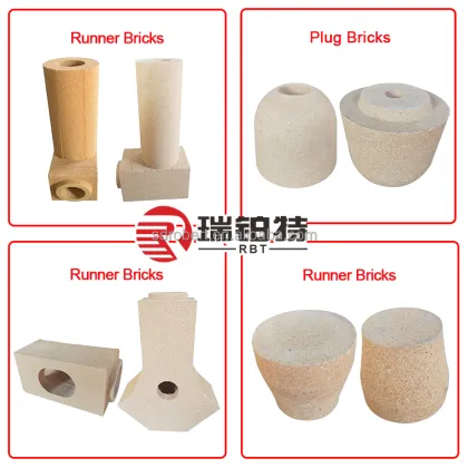 Runner Bricks for AOD Furnace - Cast Runner Steel Bricks & Flow Steel Brick