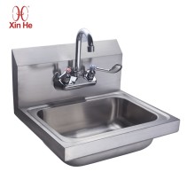 Stainless Steel Wall Mount Sink For Industrial Kitchen