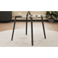 Elegant Round Glass Dining Table Design