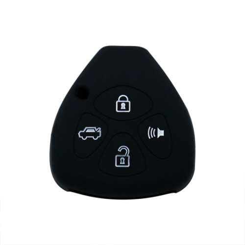 Toyota 4 buttons personalized silicone car key cover