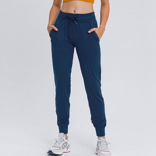 Sportieve yogabroek met hoge taille